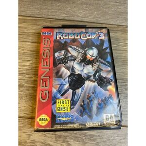 Sega Genesis Robocop 3 Flying Edge Video Game Cartridge 1993 NTSC Action Shooter